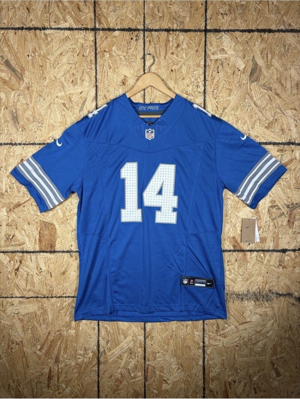 Nike Men’s Detroit Lions Amon-Ra St Brown Blue #14 NFL Jersey - XL